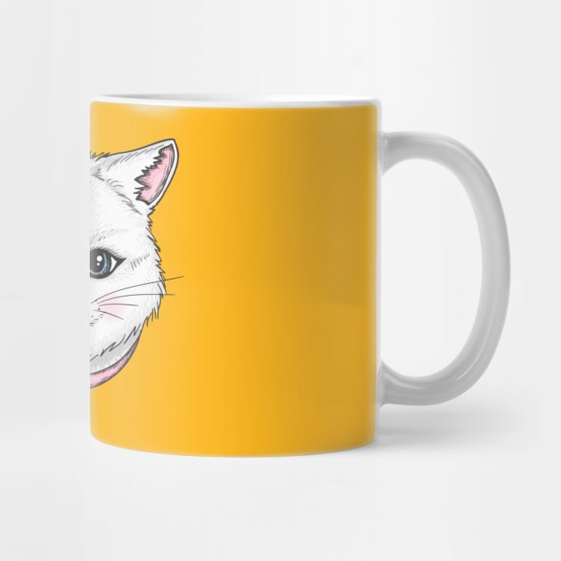 Cat with pink tie by stark.shop